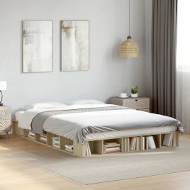 Bedframe Sonoma Oak 160x200cm