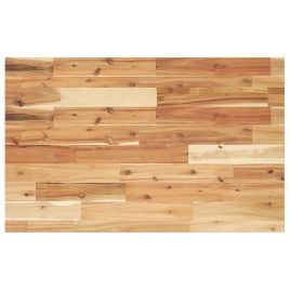 Desk Top Oil Finished 100x50x2 cm Solid Wood Acacia