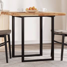 Table Top Square 80x80x4 cm Solid Wood Acacia