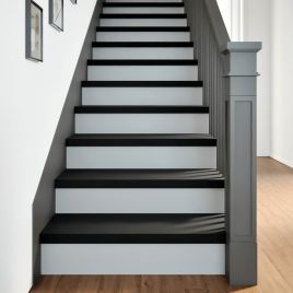 Stair Treads 4 pcs Dark Brown 80x25x2 cm Solid Wood Oak