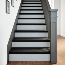 Stair Treads 2 pcs Dark Brown 80x30x2 cm Solid Wood Oak