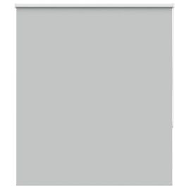 Roller Blind Blackout Light Grey 140x130 cm Fabric Width 136.6 cm Polyester
