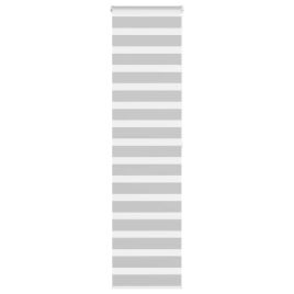 Zebra Blind Light Grey 55x200 cm Fabric Width 50.9 cm Polyester