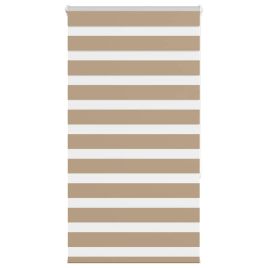 Zebra Blind Sand Brown 80x150 cm Fabric Width 75.9 cm Polyester