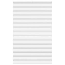 Zebra Blind White 140x230 cm Fabric Width 135.9 cm Polyester