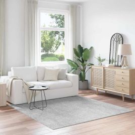 Shaggy Rug High Pile Grey 200x200 cm PP