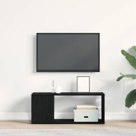 White TV Stand 80x24x32 cm Made from Engineered Wood