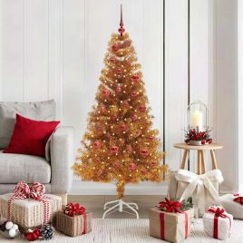 ELFIR Christmas Tree with 150 LEDs with Stand Gold 150 cm PET