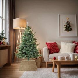 FROSTI Christmas Tree Collar Brown 70 x 70 x 28 cm Seagrass
