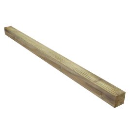 8ft Timber Fence Post 4" (90x90mm) Green