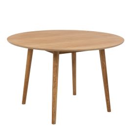 Dining Table - NAGANO Round Dining Table Oak 120cm