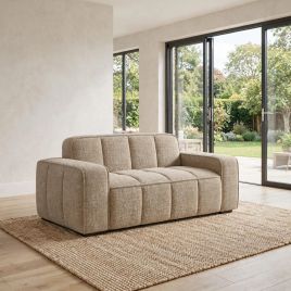 EVERSBY Fabric 2 Seater Sofa - Beige