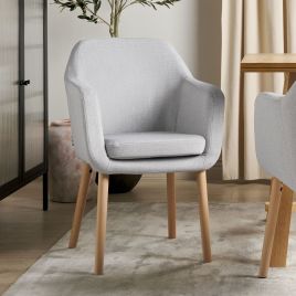 Velvet Dining Chair Grey YORKVILLE II