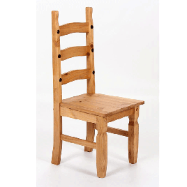 Waltham Solid Waxed Light Pine Dining Chairs Set of 2 - Natural