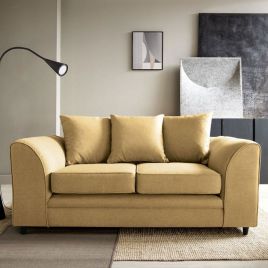 CHARMAINE 2 Seater Sofa - Mustard
