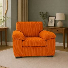 Armchair - CORDURA Jumbo Cord Chair Orange