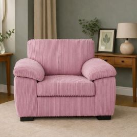 Armchair - CORDURA Jumbo Cord Chair Pink