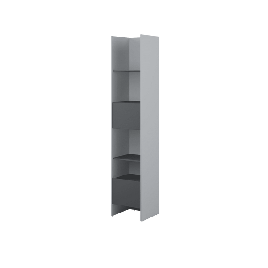 Display Rack - DONNELL Display Cabinet Grey 44cm