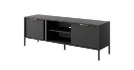 TV Cabinet - DORAN TV Unit Anthracite 153cm