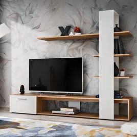 VERDEVO Wall TV Unit White 190cm
