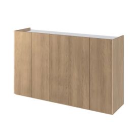 EASEVA Sideboard Cabinet Oak Scandi 156cm