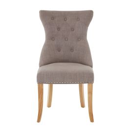 Regents Park Mink Linen Dining Chair