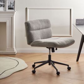 MALDENWELL Fabric Office Desk Chair - Grey