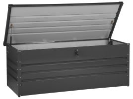 Garden Storage Box 165 x 70 cm Dark Grey CEBROSA