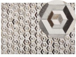 Cowhide Area Rug 160x230cm Brown and Beige