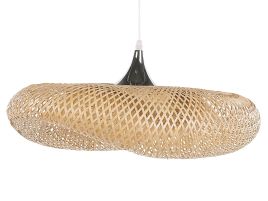 Bamboo Pendant Lamp Light Wood BOYNE Small