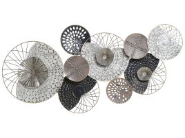 Wall Décor Black and Silver CESIUM