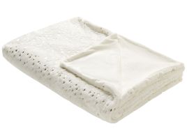 Blanket 150 x 200 cm Cream ALAZEYA