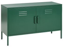 2 Door Metal Sideboard Green URIA