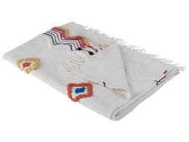 Cotton Blanket 130 x 180 cm Multicolour MORENA