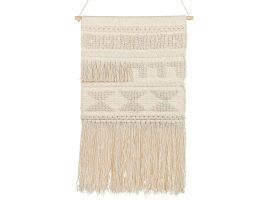 Cotton MacramÃ©  Wall Hanging  Beige KAMOKE