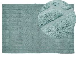Cotton Area Rug 140x200cm Mint