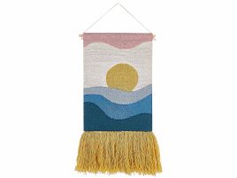 Cotton Macramé Wall Hanging Multicolour HASILPUR