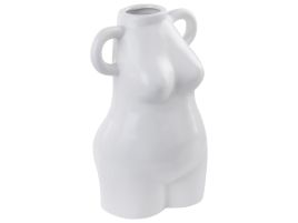 Porcelain Flower Vase 25 White