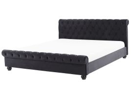 Velvet EU Double Waterbed Black AVALLON