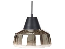 Glass Pendant Lamp Black and Gold TALPARO