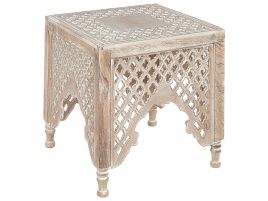 Mango Wood Side Table Light KADMA