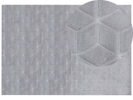 Faux Rabbit Fur Rug 160x230cm Grey