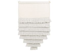 Cotton MacramÃ© Wall Hanging  White THUL