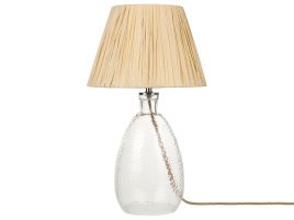 Glass Table Lamp Transparent BLANCO
