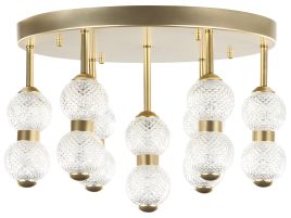 Metal LED Ceiling Lamp Gold YOWAKA