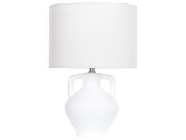 Ceramic Table Lamp White LABRADA