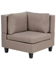 Fabric Corner Section Brown UNSTAD