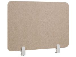 Desk Screen 80 x 50 cm Beige SPLIT