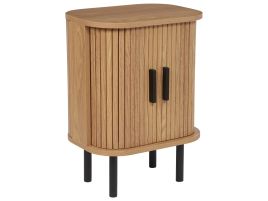 Bedside Table Light Wood BRADLEY