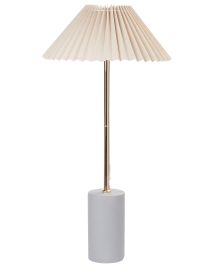 Linen Table Lamp Beige BALUARTE